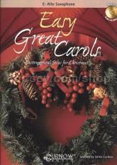 Easy Great Carols Alto Sax Book & CD 