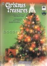 Christmas Treasures: Christmas Piano Solos With Piano Duets Level 1 Book & CD/Midi 