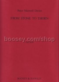 From Stone To Thorn (Full Score)