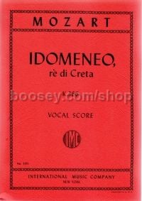 Idomeneo K666 Vocal Score