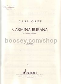 Carmina Burana Male Chorus Part (Minimum order 10 copies)