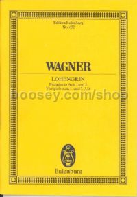 Overtures for Act 1 & 3 from "Lohengrin" (Orchestra) (Study Score)