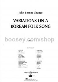 Variations On Korean Folksong (Symphonic Band Full score)