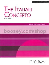 Italian Concerto Bwv971 Urtext Ed 
