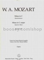 Missa in C major 'Sparrow Mass' K220 (Organ Part)