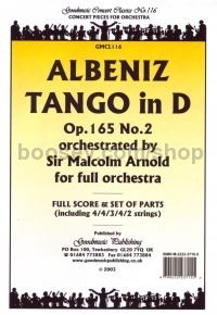 Tango in Dmaj for Orchestra (Score & Parts)
