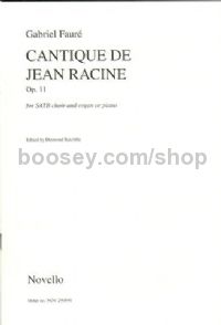 Cantique De Jean Racine, Op. 11