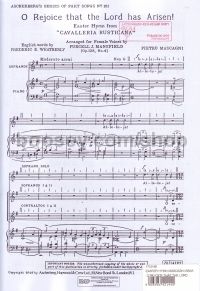 O Rejoice That The Lord Has Arisen (Easter Hymn from Cavalleria Rusticana) (SSAA)