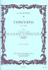Concerto For Saxophone Full Score