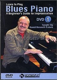 Learn To Play Blues Piano: A Beginner's Guide To Improvisation 1 (DVD)