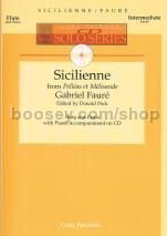 Sicilienne Flute & Piano Cd Solo Series
