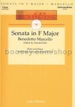 Sonata F Flute & Piano cd Solo Series