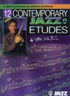 12 Contemporary Jazz Etudes Bb Ten/Sop Sax
