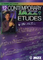 12 Contemporary Jazz Etudes Bb Tpt/Cl & CD