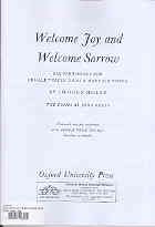 Welcome Joy & Welcome Sorrow SSA 