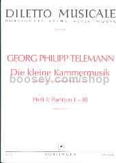 Die Kleine Kammermusik vol.1 nos1-3 Treble Recorder