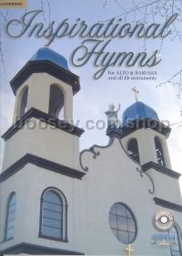 Inspirational Hymns Alto/Bari Sax Book & CD 