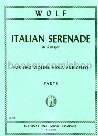 String Quartet in G (Italian Serenade) Parts