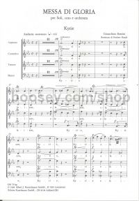 Messa Di Gloria (Choral Score)