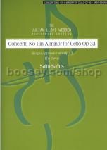 Concerto no 1 in A minor for Cello Op. 33