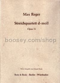 String Quartet in D minor Op. 74 (Score & parts)