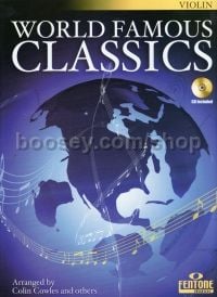 World Famous Classics Violin Book & CD 