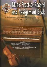 Music Practice Record & Assignment Book (pf)     