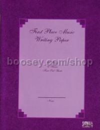 10 Stave Manuscript Book 64P With Perforations 