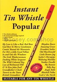 Instant Tin Whistle Popular (Yellow) 