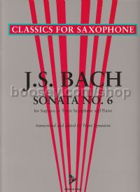 Sonata No. 6 in A major for Bb saxophone & piano