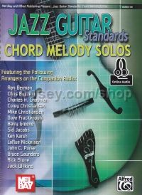 Jazz Guitar Standards Chord Melody Solos Book & CD 