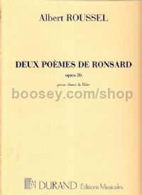 2 Poèmes de Ronsard - voice & flute