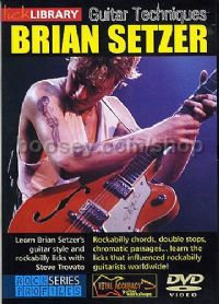 Brian Setzer Guitar Techniques (Lick Library series) DVD