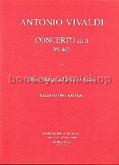 Concerto in A minor RV 463 - oboe & piano