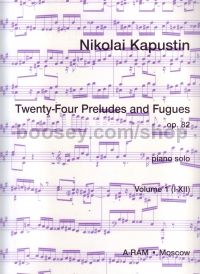 Preludes & Fugues (24) Op. 82 vol.1