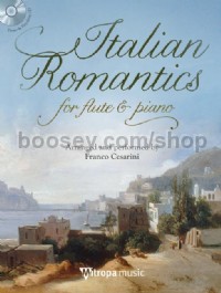 Italian Romantics - Flute & Piano (Book & CD)