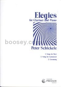 Elegies For Clarinet And Piano