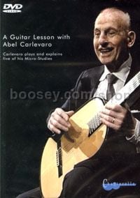 Guitar Lesson With Carlevaro Micro-Studies DVD