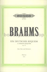 Ein Deutsches Requiem Op 45 (full score)