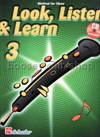 Look Listen & Learn 3 Method For Oboe Book & CD 