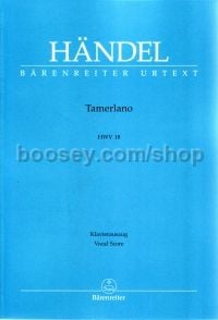 Tamerlano Vocal Score