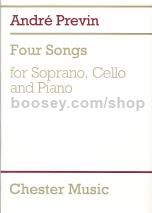 Four Songs Sop/vc/Piano