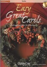 Easy Great Carols Violin Book & CD