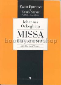 Missa Prolationem (vocal score)