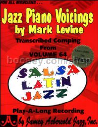 Jazz Piano Voicings vol.64 Salsa/Latin Jazz (Jamey Aebersold Jazz Play-along)