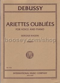 Ariettes Oubilees  High Voice Fr/eng