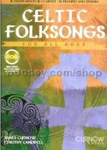 Celtic Folksongs For All Ages Bb Inst Book & CD 