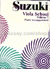 Suzuki Viola School Vol.7 Piano Accompaniment