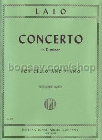 Concerto In Dmin Vc/Piano