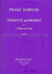 Andante & Rondo Op. 25 2Flutes/Piano (Musicarara)